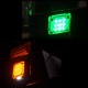 花魁 【12V車用】 LEDスクエアマーカー　クリアレンズオレンジ （アンダーライト付き）<br>【OIRAN LED SQUARE MARKER】[OSM-OR-12CL]
