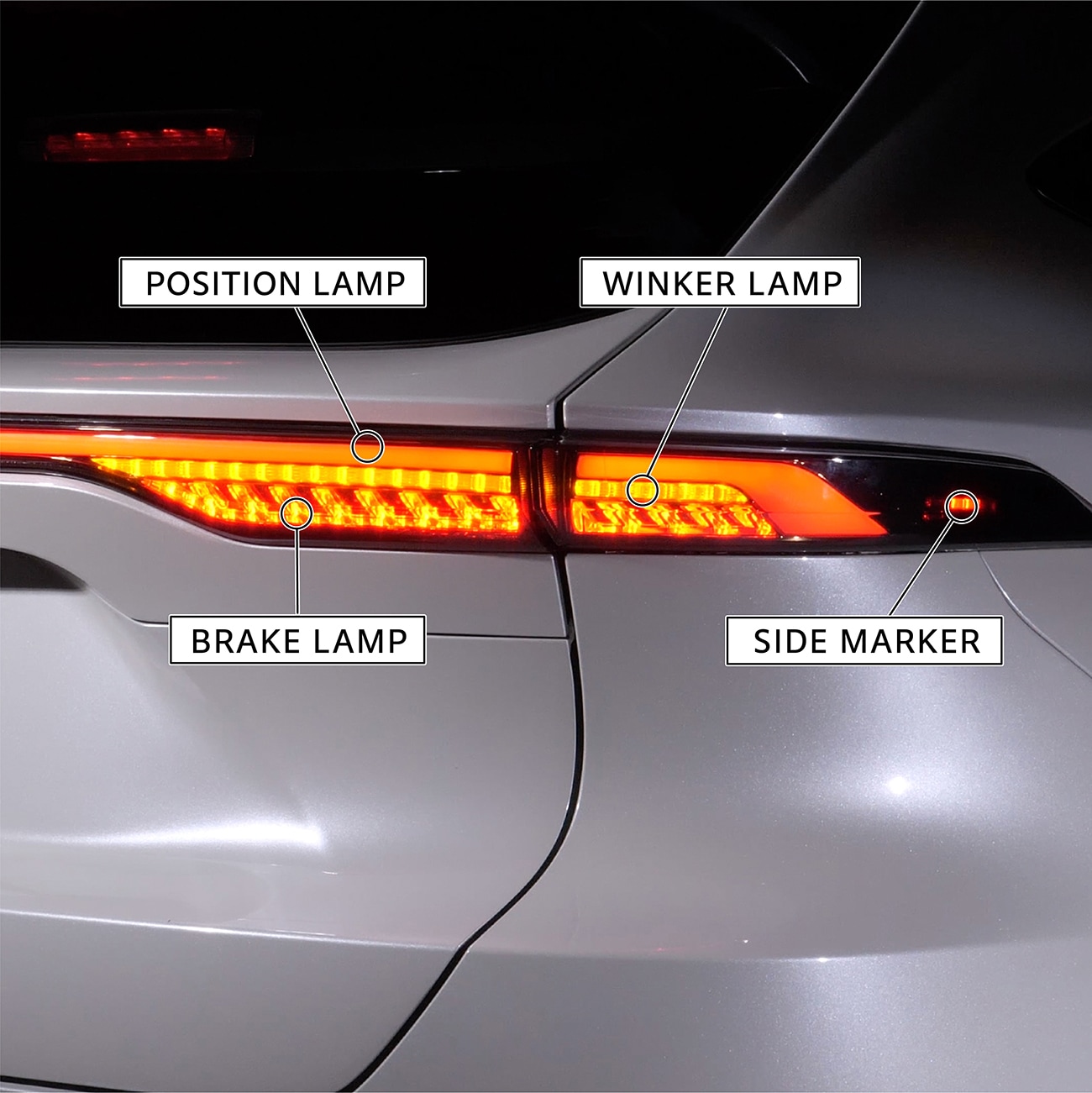 【補修用・片側のみ】Valenti ヴァレンティ ハリアー 80系 2022年9月以降登録車用 ジュエルLEDテールランプULTRA アッパー（上側）のみ OEA シーケンシャル 流れるウインカー 1年保証 レッドレンズ/ブラック【TT80HAU-RG-2】