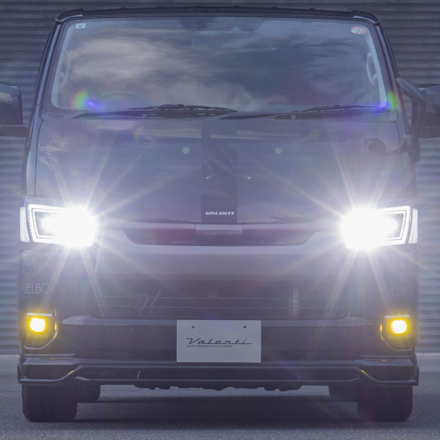 Valenti ヴァレンティ ジュエルLED エクスチェンジフォグバルブ V2 L1B ハイルーメン 200系ハイエース用 2800K 14000lm 純正交換タイプ 2年保証 車検対応【LFG208-28】