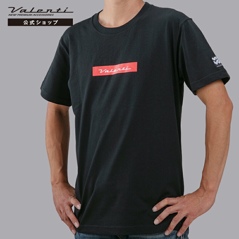 Valenti ヴァレンティ 【公式ショップ限定】 ロゴプリント Tシャツ 2022年 夏物 新作 7.1オンス ボックスロゴ ホワイト ブラック ネイビー ライトオリーブ ダークキャメル  メンズ
