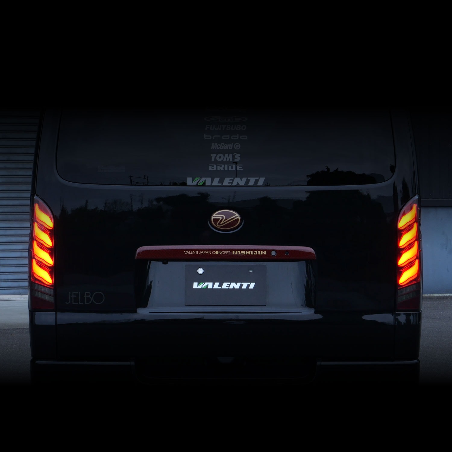 【補修用・片側のみ】　Valenti ヴァレンティ 200系ハイエース ジュエルLEDテールランプ ウルトラ γガンマ OEA シーケンシャルウインカー 保安基準適合・1年保証【TT200HUG-SB-1-】