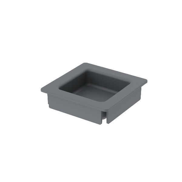 9051傘立て用正方形トレー（4×4cm用）2個セット グレー | トレー