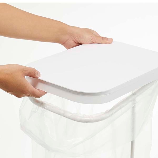 1068 蓋付き分別ダストワゴン用蓋 ブラック | フタ | Yamazaki パーツ