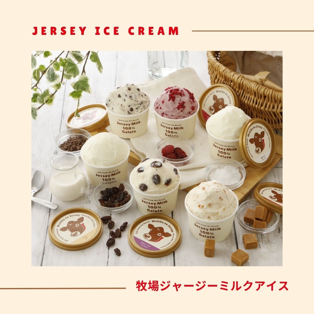 放牧ジャージー アイス ギフト まきばのジャージー 食べ比べ ベーシック 6個 セット