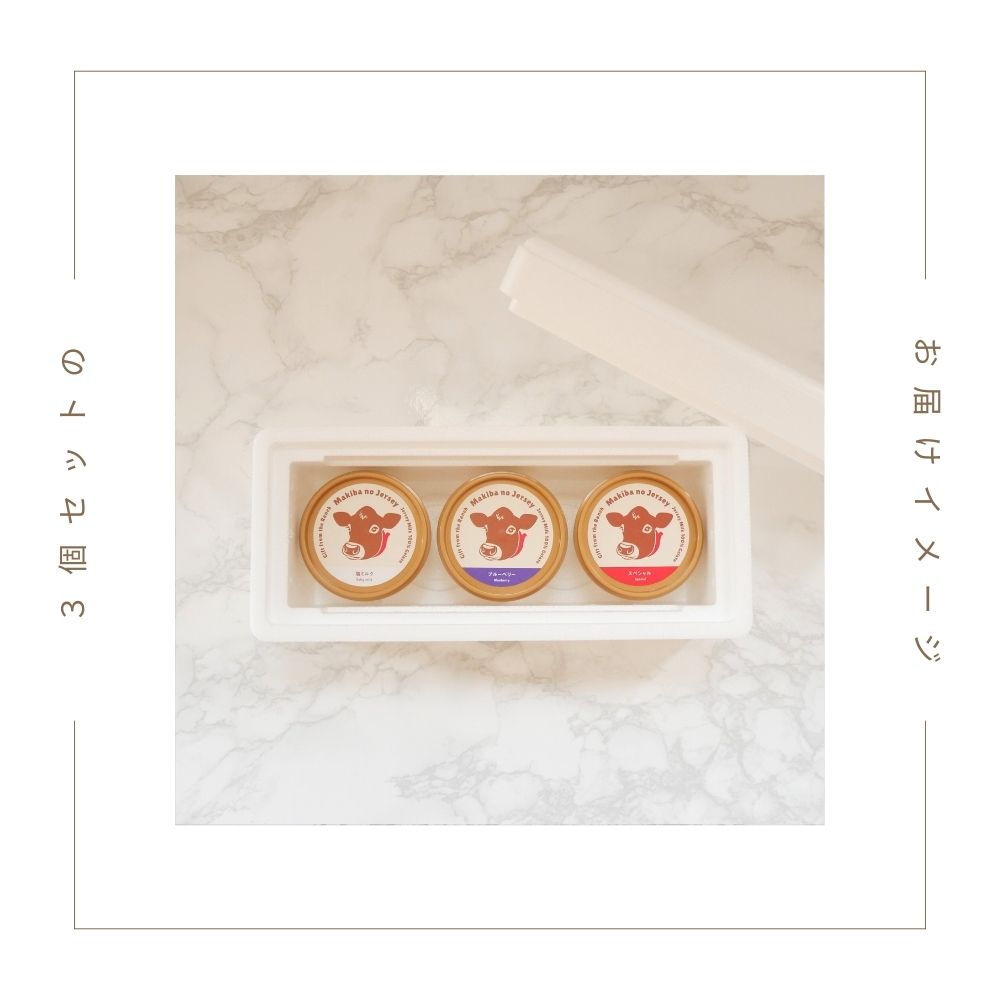 放牧ジャージー アイス まきばのジャージー 当店人気TOP3 3個セット