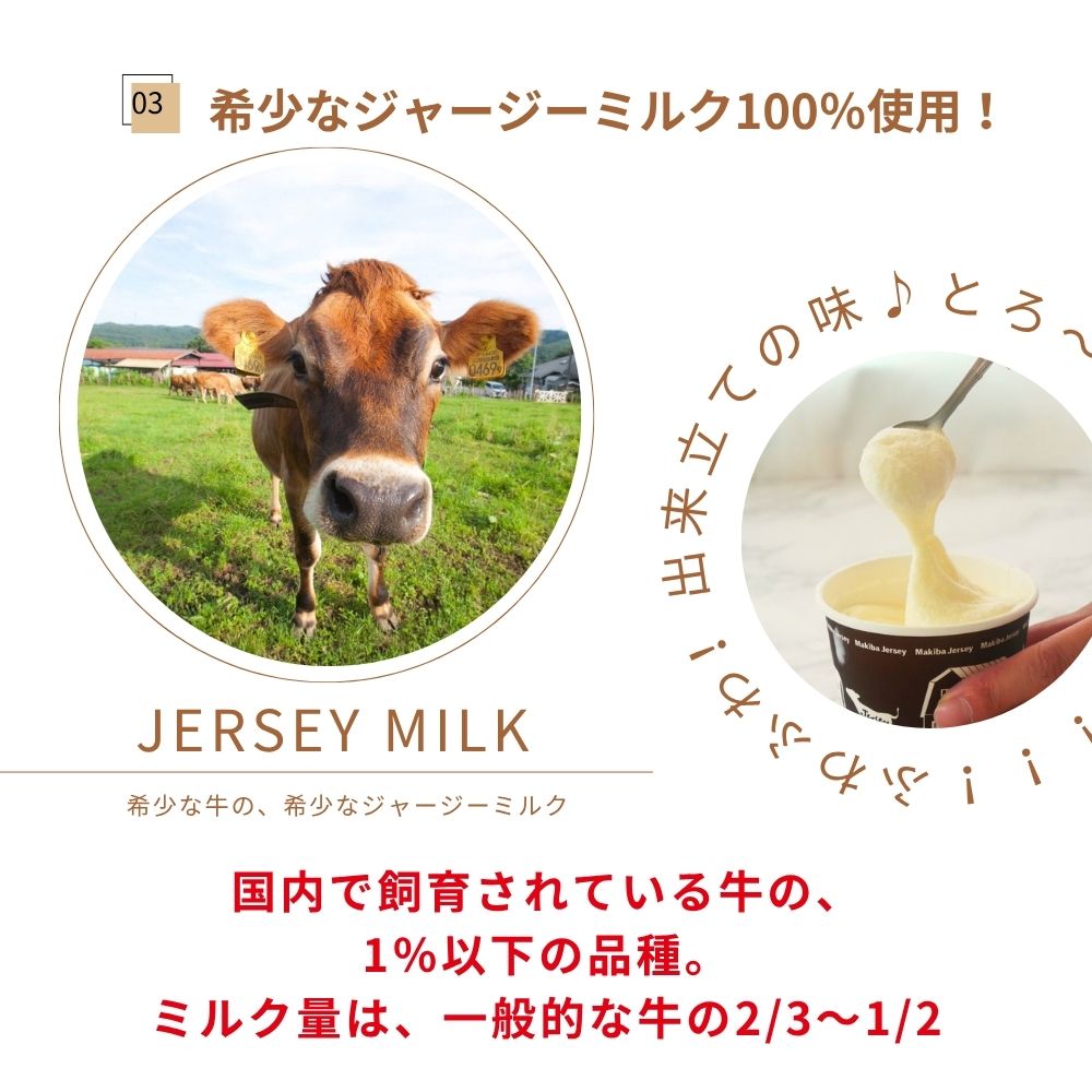放牧ジャージー アイス 自宅用 まきばのジャージー 季節の牧場だより 6個 セット 【公式オンラインショップ限定】
