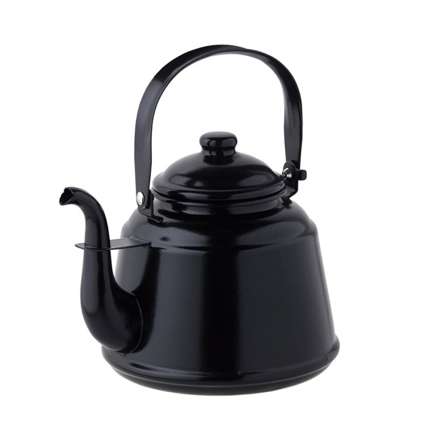 レトロホーローケトル ブラック