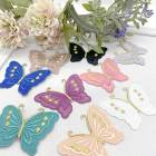 バラ売り のり付きバタフライワッペン キッズワッペン ハンドメイドコサージュ 和装髪飾り ヘッドドレスちょうちょ 蝶々 刺繍ワッペン アップリケ 営業日即日発送 