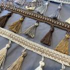 8cm幅 タッセル約7個 特大光沢タッセルテープ カーテン装飾留め具 バックチャーム ソファー 営業日即日発送 |アクセサリーパーツ|パーツ