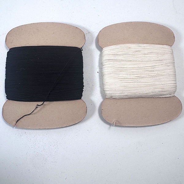 アンティークデットストック 富士工房 青富士 120ヤード 手縫い糸 ブラック ホワイト　家庭糸 アクセサリーパーツ 営業日即日発送