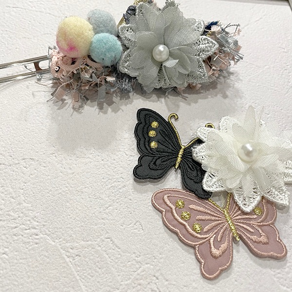 No. 2956 パール付き レース チャーム モチーフ ミックス100個 レシピ