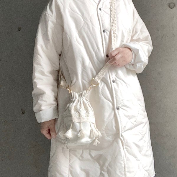 kit9 貼って完成！初心者向け簡単丸底巾着キット 縫わないきんちゃくBAG フリンジバック作り 営業日即日発送 【※卸対象外製品】[ワールデザインmakiras 全商品商用可 リボンレース卸]