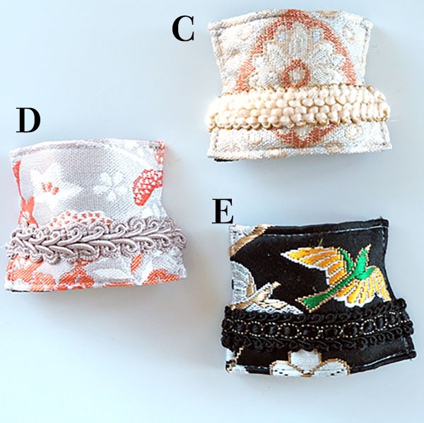 日本製 和柄 アップサイクルアンティーク帯使用 楽ちん簡単ヘアアレンジ ヘアカフ ヘアポニーフック ヘアアクセサリー 和装 七五三 成人式 着物 大人 髪飾り 【※卸対象外製品】【ギフト】【ワールデザインmakiras】