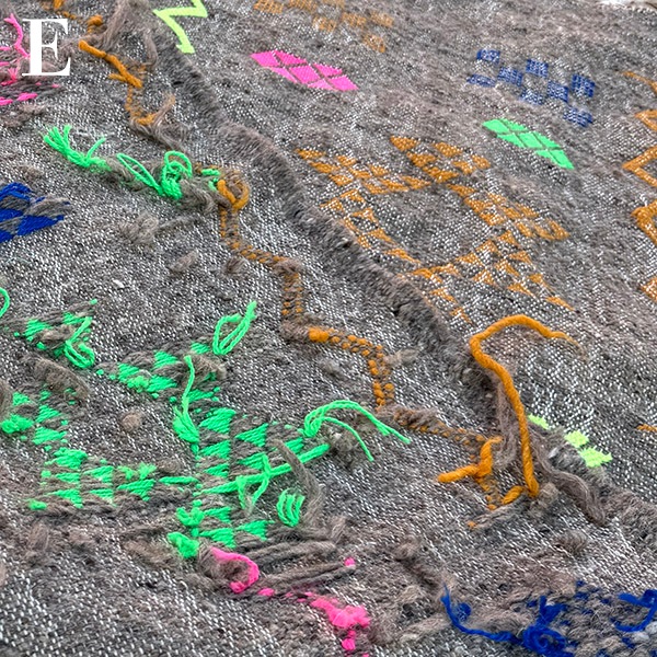 特大サイズ モロッカンラグ 手織りウール ぬくもり モロッコカーペット グローウィ キリム ラグマット ベルベル族 ベニワレン 絨毯 玄関キッチンリビング用マット 営業日即日発送【ワールデザインmakiras】