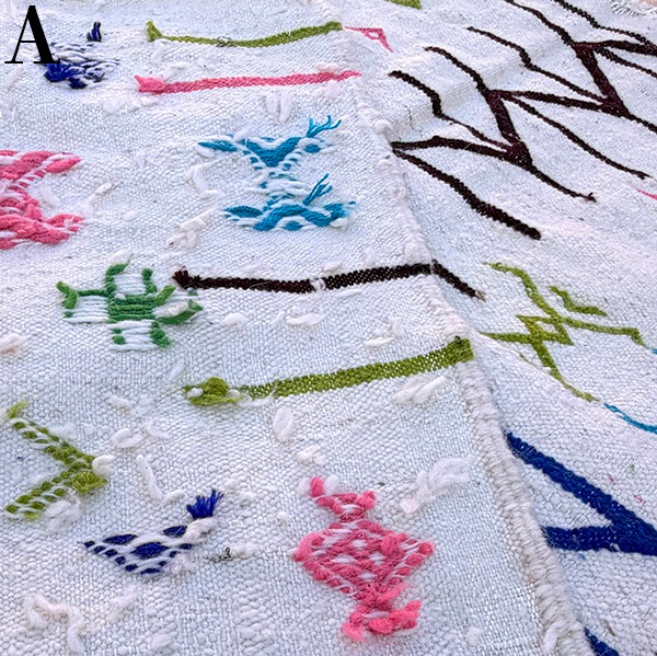 特大サイズ モロッカンラグ 手織りウール ぬくもり モロッコカーペット グローウィ キリム ラグマット ベルベル族 ベニワレン 絨毯 玄関キッチンリビング用マット 営業日即日発送【ワールデザインmakiras】