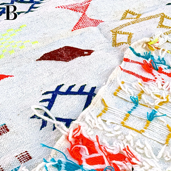 特大サイズ モロッカンラグ 手織りウール ぬくもり モロッコカーペット グローウィ キリム ラグマット ベルベル族 ベニワレン 絨毯 玄関キッチンリビング用マット 営業日即日発送【ワールデザインmakiras】