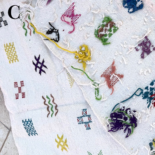 特大サイズ モロッカンラグ 手織りウール ぬくもり モロッコカーペット グローウィ キリム ラグマット ベルベル族 ベニワレン 絨毯 玄関キッチンリビング用マット 営業日即日発送【ワールデザインmakiras】