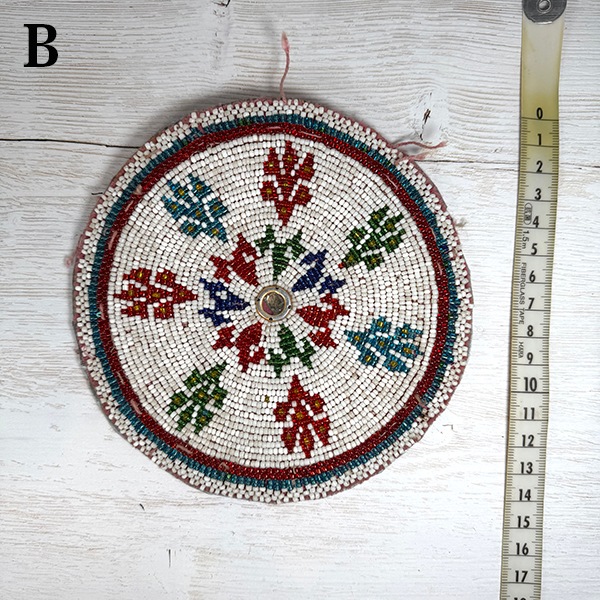 15cmから20cm アンティークビーズパーツ アフガニスタンビーズワッペン アンティークビーズ刺繍アフガンビーズパーツ ビーズワーク インテリア雑貨 リビングデコレーション ミラーワーク壁面装飾 壁掛け営業日即日発送　[ワールデザインmakiras 全商品商用可 リボンレース卸]