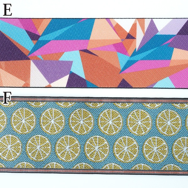 7.5cmから8cm幅 畳ヘリリボン 日本製リボン 畳縁テープ 太幅リボン 特大幅チロリアンテープ キンブレリボン ボウタイ作り バックチャーム 花柄キウイレモンフルーツ柄リボン  【※卸対象外製品】営業日即日発送 