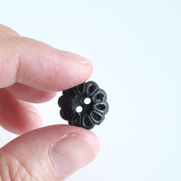 3個セット お花モチーフ レトロ手芸用品 プラスチックボタンパーツ ピアスイヤリングパーツカボション  ヘアピン キッズ用子供服ボタン レジン樹脂アクセサリーパーツ販売