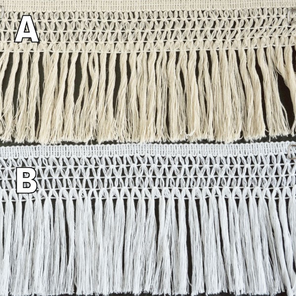 13.5cm幅 特大幅フリンジテープ コットン100% インド綿ブレード カーテンタッセルブレード 特大タッセル作り カゴバック 装飾資材営業日即日発送 