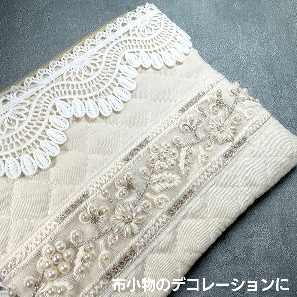 約5cm幅 バラ柄チュールレース コットンフリルレース お花模様ケミカルレース  レース帽子作り ワンピースシャツ袖周り やわらかリボン 子供服装飾 襟レース ヘアターバンリボンヘアゴム お人形お洋服作り ドールハウス装飾 営業日即日発送　[ワールデザインmakiras 全商品商用可 リボンレース卸]