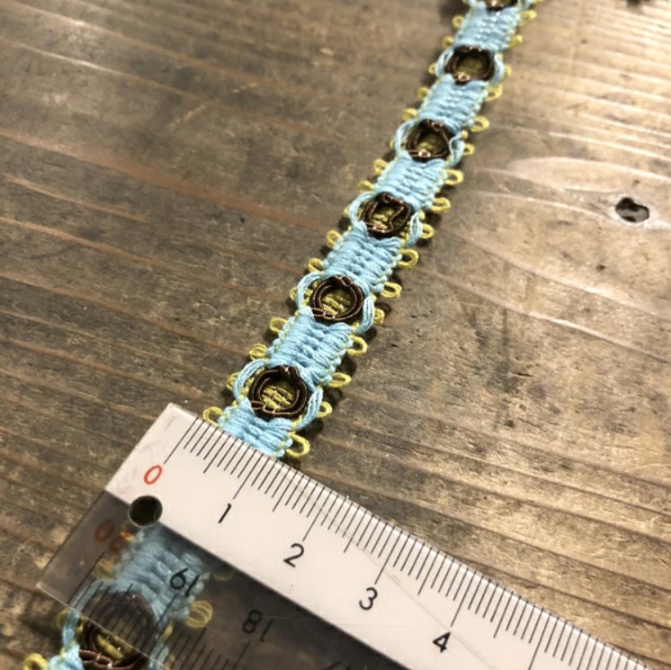 1.5cm幅 カラフルリボンブレード タッセルブレード  手芸用リボンブレード 営業日即日発送 