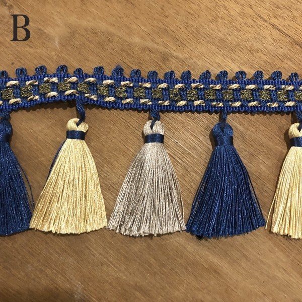 9cm幅 ゴージャス特大タッセルテープ カーテンタッセル留め具材料 バックチャーム タッセルピアスパーツ 営業日即日発送