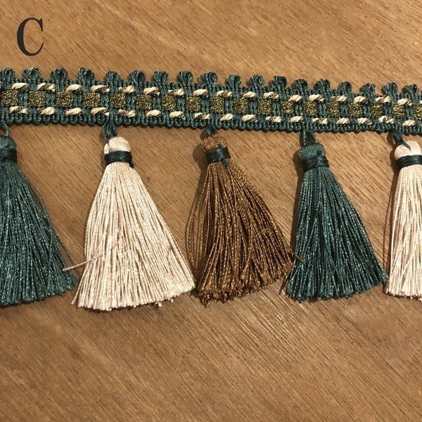 9cm幅 ゴージャス特大タッセルテープ カーテンタッセル留め具材料 バックチャーム タッセルピアスパーツ 営業日即日発送