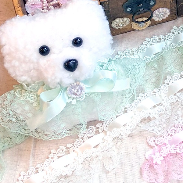 5cm幅 サテンリボン通し フリルチュールレース バラ柄 はしごレース風 薔薇モチーフ フリルリボン チュールレース レーステープ 量産系ファッション 推し活 ぬい服 ドール服 衣装 ハンドメイド 手芸材料 営業日即日発送 [ワールデザインmakiras 全商品商用可 リボンレース卸]