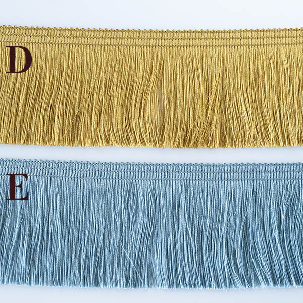 8cm幅ゴージャス特大幅 日本製光沢なめらかフリンジテープ 艶カーテンタッセル資材 営業日即日発送 