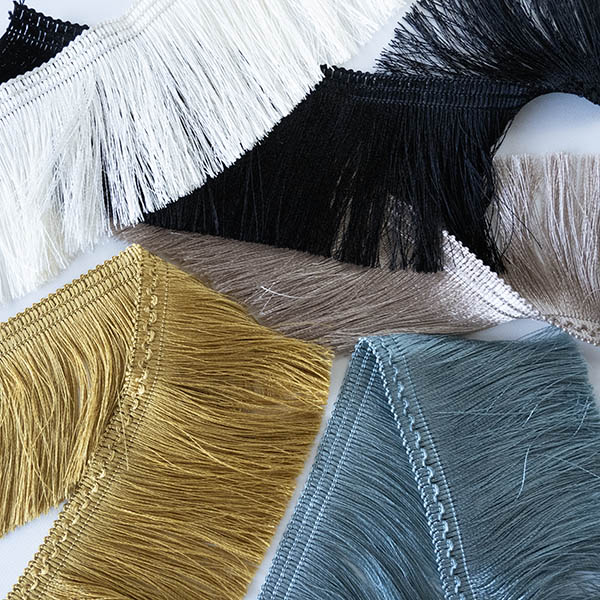 8cm幅ゴージャス特大幅 日本製光沢なめらかフリンジテープ 艶カーテンタッセル資材 営業日即日発送 