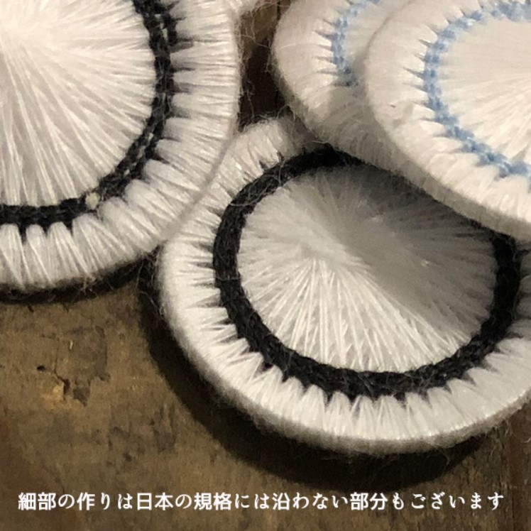 チェコボタン コットン糸ボタン チェコ糸ぼたん ヨーロッパ製ボタン ピアスパーツ 子供服ボタン デコパーツ ヨーロッパアクセサリーパーツ 営業日即日発送 [ワールデザインmakiras 全商品商用可 リボンレース卸]