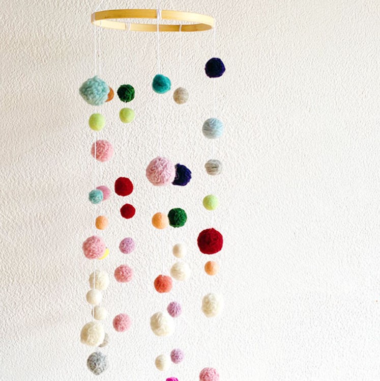 1.5cm 10個 羊毛フェルトボールパーツ小 ネパール製フェアトレード雑貨 カラフルボンボンアクセサリーパーツ 営業日即日発送 