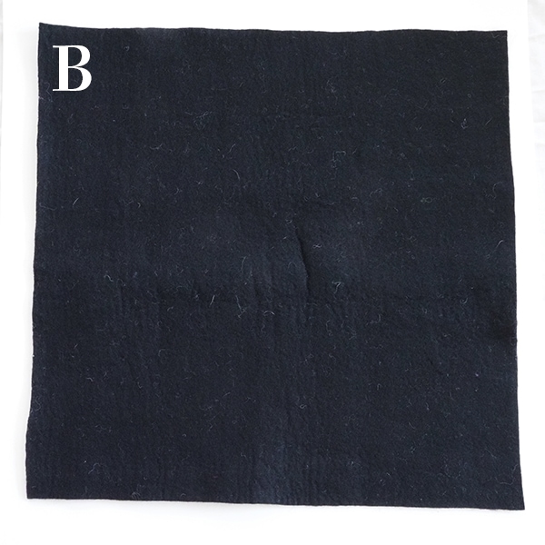 【50×50cm】ウール100％ フェルトシート 特大 羊毛フェルト 厚手 フェルト 生地 カットクロス ハンドメイド 手芸 DIY クラフト バッグ 帽子 インソール マット 工作営業日即日発送[ワールデザインmakiras 全商品商用可 リボンレース卸]