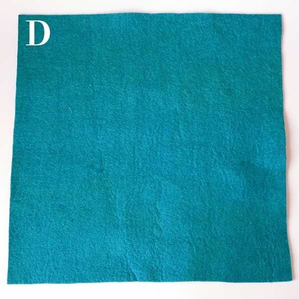【50×50cm】ウール100％ フェルトシート 特大 羊毛フェルト 厚手 フェルト 生地 カットクロス ハンドメイド 手芸 DIY クラフト バッグ 帽子 インソール マット 工作営業日即日発送[ワールデザインmakiras 全商品商用可 リボンレース卸]