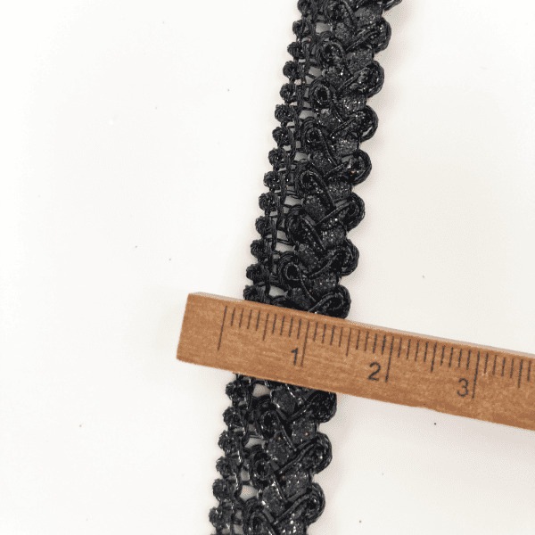 1.2cm幅 ラメレースリボン メッシュリボン メタリックカラーリボン ラメリボンブレード ダンス衣装 営業日即日発送