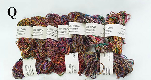 リサイクルシルク毛糸250gセット 手芸用毛糸 指編み ネパール毛糸 シルクヤーン ラッピングリボン インテリア ファンシーヤーン 営業日即日発送 【※卸対象外製品】