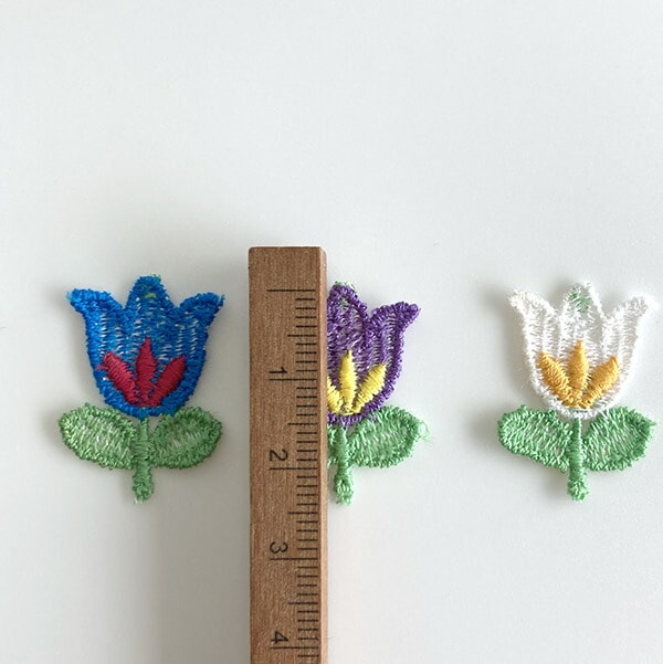 バラ売り スイスワッペン ビンテージワッペン アンティーク雑貨 刺繍パーツ チューリップ エーデルワイス アップリケ 営業日即日発送 
