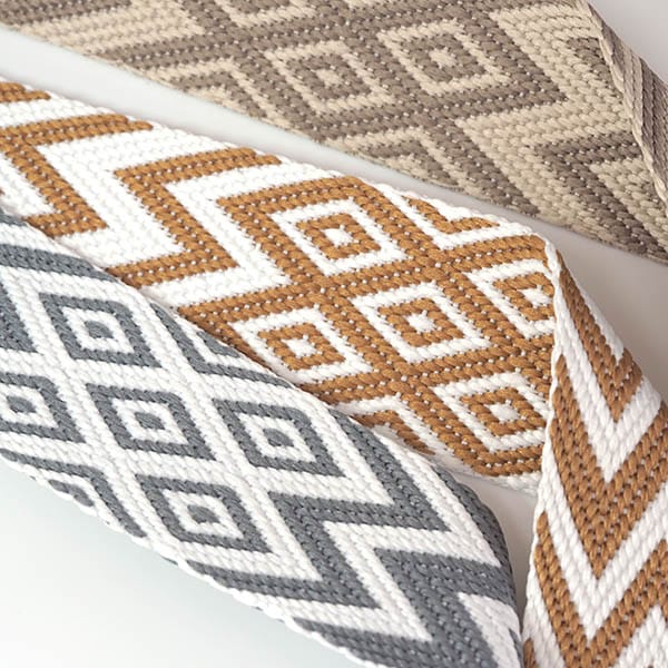 約3.5cm幅 ネイティブ柄リボン オルテガ持ち手テープ 中幅 厚手手芸用テープ チロリアンテープ 刺繍リボンブレード チロルテープ 営業日即日発送