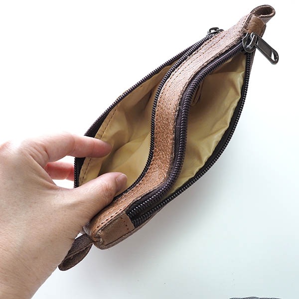 1点ものアンティーク帯 バッファローレザー 選べるチェーン付き サコッシュポーチ お財布 ポシェット 営業日即日発送 <送料無料>【※卸対象外製品】