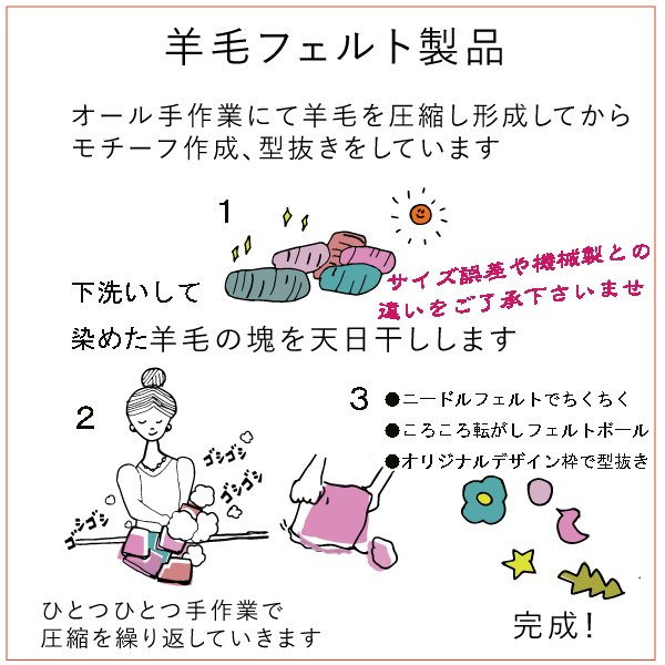 2cm 5個 ビーズ刺繍羊毛フェルトボール ハンドメイド 刺繍ピアスイヤリングパーツ アクセサリー資材 手芸用フェルト装飾オーナメント 営業日即日発送 