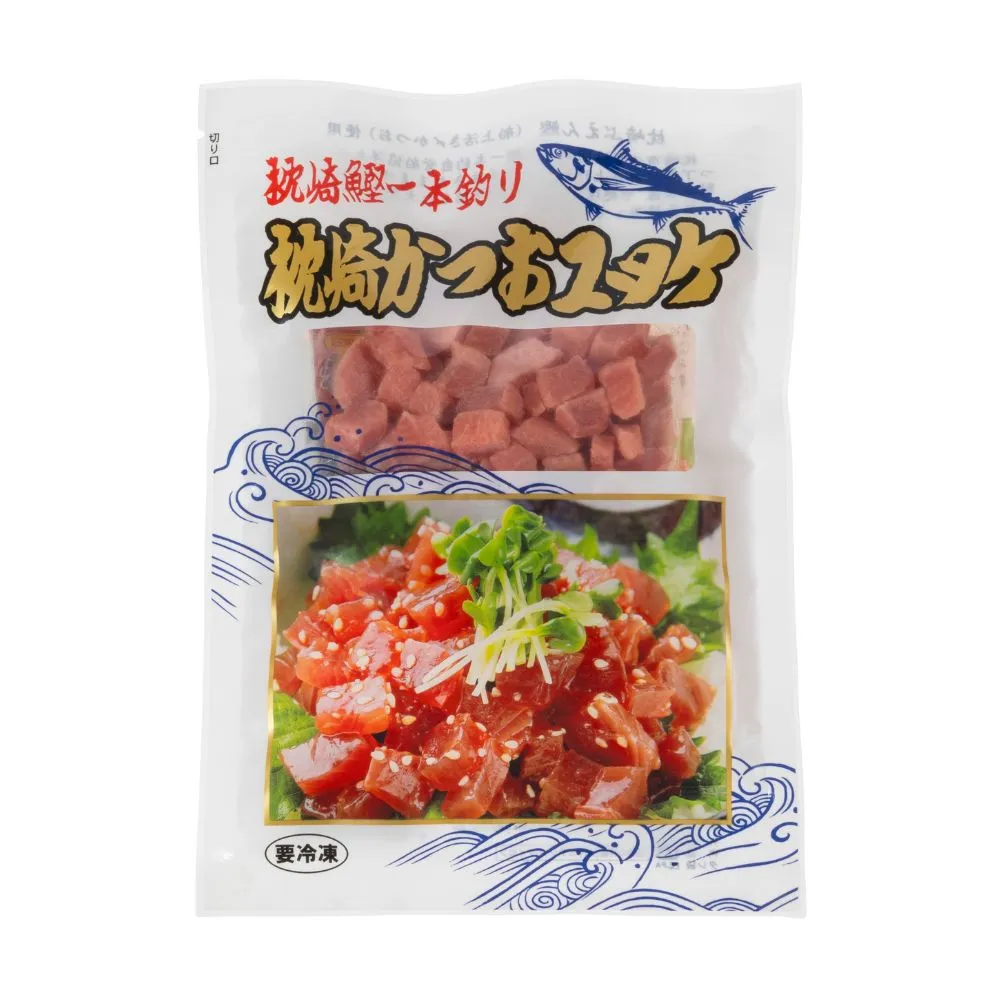 枕崎鰹一本釣り　枕崎かつおユッケ