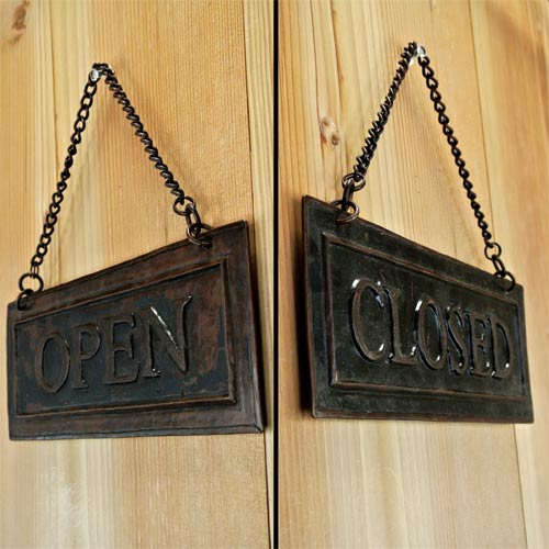 ドアハンギング OPEN&CLOSED　