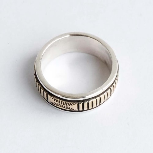 ◇size ブルースモーガン スタンプワーク 14金 リング｜マライカ公式通販