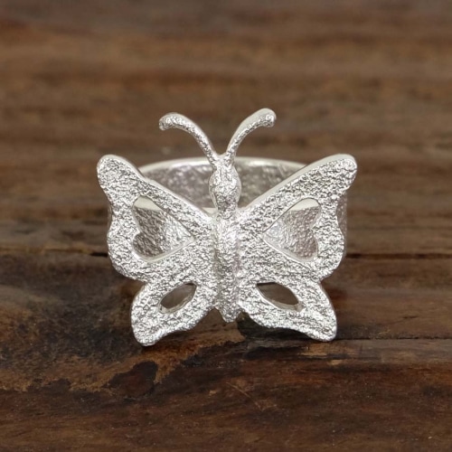 17号 ダリルビゲイ トゥファキャスト バタフライ リング ｜マライカ