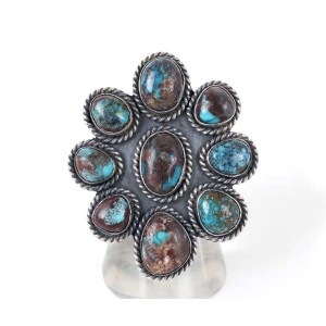 19.5号 ナバホ族 ロビンツォーシー ビズビー リング ｜マライカ公式通販