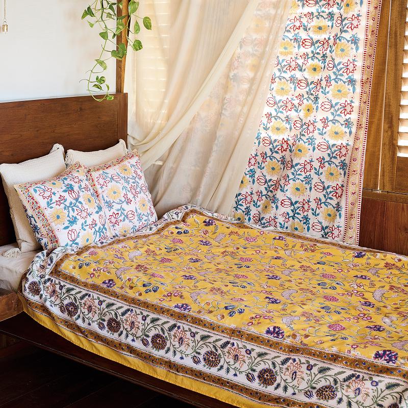 ラピドブロックプリントマルチクロス 140×225cm｜マライカ公式通販