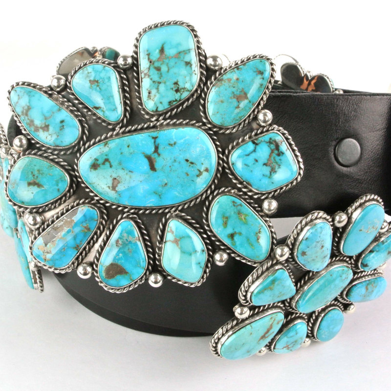 ナバホ族 ロビンツォーシー キャンデラリア クラスター ベルト