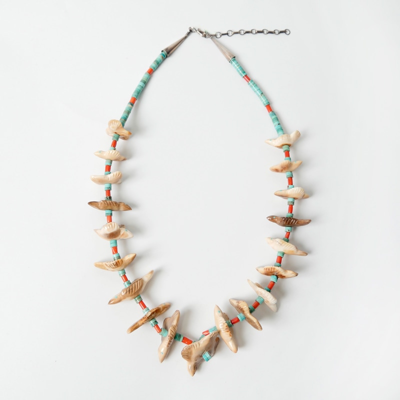 ズニ族　フェティッシュ　ネックレス